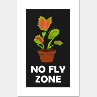 NO FLY ZONE Carnivorous Plant Gift Venus Fly Trap Posters and Art